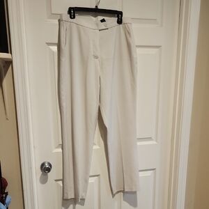 Elegant White Trousers:  Investments 14R,  30.5 Inseam
